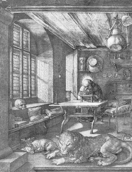 Albrecht Durer St Jerome in his Study oil painting image